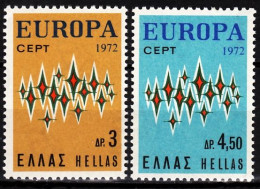 GREECE 1972 EUROPA. Complete Set, MNH - 1972