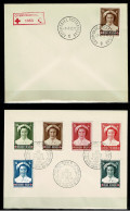 1953 912/917 FDC  Mariage Joséphine-Charlotte & FDC 913 Overstroming1953 Mobiel Postkantoor - 1951-1960