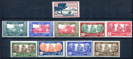 Nouvelle Calédonie          180/189 * - Unused Stamps