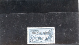 SAINT-PIERRE-ET-MIQUELON -FRANCE LIBRE / FNFL -N°253 -25 C BLEU VERT OBL - Gebraucht