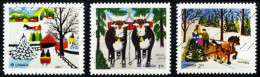 Canada (Scott No.3255-57 - Christmas 2020) (o) Set Of 3 - Gebraucht