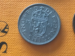 Münze Münzen Umlaufmünze Großbritannien 1 Shilling 1963 Schottisches Wappen - I. 1 Shilling