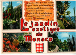 Monaco , Le Jardin Exotique De Monaco - Exotischer Garten