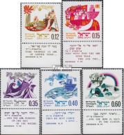 Israel 449-453 Mit Tab (kompl.Ausg.) Postfrisch 1969 Die Arche Noah - Unused Stamps (without Tabs)