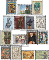 Island 485-499 (kompl.Ausg.) Jahrgang 1974 Komplett Postfrisch 1974 Besiedlung, UPU, Skulpturen - Unused Stamps