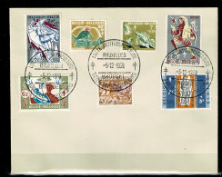 1959 1114/1120 FDC (Bruxs) : Folklore III - 1951-1960