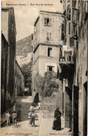 CORSE -- Une Rue De CERVIONE + Animation - Peu Courante - En Vente Chez Filippi, Négociant - 1924 - Autres & Non Classés