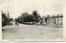 THENEZAY -  LES PROMENADES - VERS LA MAIRIE Et L' EGLISE - - Thenezay