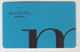 ISRAEL Hotel Keycard - Melody Hotel ,used - Cartas De Hotels