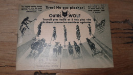 Publicité, Outils WOLF A GENEVE .......... E3-25 - Schweiz