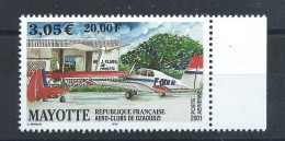 Mayotte PA N°5** (MNH) 2001 - Aéro-club De Dzaoudzi - Posta Aerea