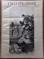 L'Illustrazione Italiana 11 Luglio 1886 Ivrea Parenzo Nicolosi Etna Val D'Aosta - Before 1900