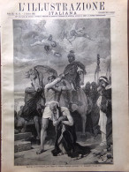 L'Illustrazione Italiana 31 Ottobre 1886 Cuore De Amicis Messina America Stampa - Before 1900