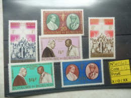 Burundi 112/117 Mnh Neuf ** ( 1964 ) - Unused Stamps
