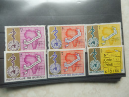 Burundi 303/305 Dentele Non Dentele Getand Ongetand Mnh Neuf ** ( 1965 ) - Unused Stamps