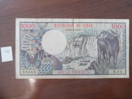 Billet Tchad 1000 Francs - Chad