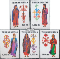Turkmenistan Postfrisch Trachten 1999 Trachten  - Turkmenistan