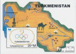 Turkmenistan Block5 (kompl.Ausg.) Postfrisch 1994 IOC - Turkménistan