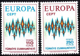 TURKEY 1972 EUROPA. Complete Set, MNH - 1972