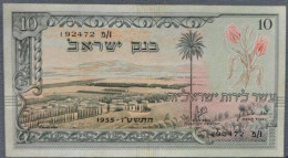 Israel 10 Lirot 1955 Rare - Israel