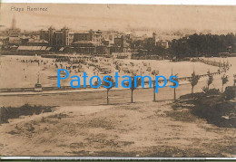 214811 URUGUAY MONTEVIDEO PLAYA RAMIREZ CIRCULATED TO ARGENTINA POSTAL POSTCARD - Uruguay