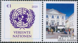 UNO - Wien 1097Zf Mit Zierfeld (kompl.Ausg.) Postfrisch 2020 Briefmarkenausstellung - Unused Stamps