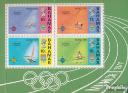 Bahamas Block5 (kompl.Ausg.) Postfrisch 1972 Olympische Sommerspiele - 1963-1973 Autonomie Interne