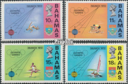 Bahamas 340-343 (kompl.Ausg.) Postfrisch 1972 Olympische Sommerspiele - 1963-1973 Ministerial Government