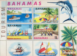 Bahamas Block1 (kompl.Ausg.) Postfrisch 1969 Tourismus - 1963-1973 Autonomie Interne