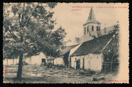 SINT MARTENS   L'EGLISE ET LA FERME DE TEMPELHOF  - A.SUGG  60 / 3     2 SCANS - Sint-Martens-Latem