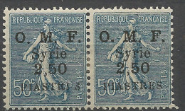 SYRIE  N° 87 PIASTRIS  Tenant à Normal NEUF* CHARNIERE   / Hinge  / MH - Unused Stamps