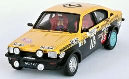 Opel Kadett C GT/E - L. Carlsson/B. De Jong - Rallye Monte-Carlo 1978 #18 - Troféu - Trofeu
