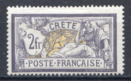 Réf 76 CL2 < -- CRETE < N° 14 * NEUF Ch. * MH -- > - Unused Stamps
