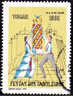 Vignette/ Vinheta, Portugal - Tomar, Festa Dos Tabuleiros. 1956 - Emissioni Locali