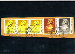 Hong Kong QE II 1987, High Value Strip, Mi 519 III, 521 III, 514 III, Michel 27,40€ - Used Stamps