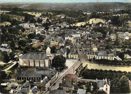 Gd Format: Environ15cms X10cms -ref AD10-morbihan -la Gacilly - Vue Aerienne -centre -rue Montauban-/a Circulé En 1963 - La Gacilly