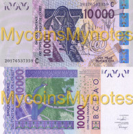 WEST AFRICAN STATES, BURKINA FASO, 10000, 2020, Code C, (Not Yet In Catalog), New Signature, UNC - West African States