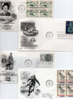 Lot De 12 Enveloppes 1er Jour - U.S.A. - - Lots & Kiloware (mixtures) - Max. 999 Stamps