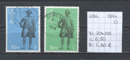 (TJ) Europa CEPT 1974 - Ierland YT 304/05 (gest./obl./used) - 1974