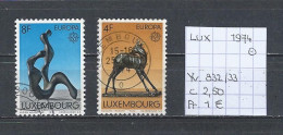 (TJ) Europa CEPT 1974 - Luxemburg YT 832/33 (gest./obl./used) - 1974