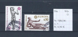 (TJ) Europa CEPT 1974 - Frankrijk YT 1789/90 (gest./obl./used) - 1974