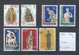 (TJ) Europa CEPT 1974 - 3 Sets (gest./obl./used) - 1974