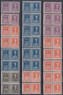 SALE !! 50 % OFF !! ⁕ ITALY ⁕ Entry Tax / Imposta Sull'Entrata / Industry And Trade ⁕ 24 Pairs MNH - Revenue Stamps