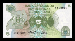 Uganda 5 Shillings ND (1982) Pick 15 Sc Unc - Uganda