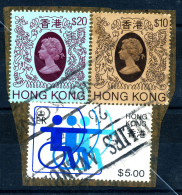 Hong Kong QE II 1976, Mi 401, 402, 407, 10, 20 Dollars Used, Michel 35€ - Used Stamps