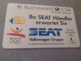 TELECARTE ALLEMANDE SEAT - A + AD-Series : D. Telekom AG Advertisement