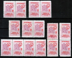 SALE !! 50 % OFF !! ⁕ Yugoslavia 1986 Macedonia ⁕ Solidarity Week 10 Din. ⁕ 15v No Gum - Liefdadigheid