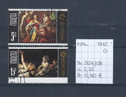 (TJ) Europa CEPT 1975 - Malta YT 507/08 (gest./obl./used) - 1975