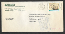 Portugal Lettre 1991 Avec  Marque De Salle De Courrier De TAP Transport Aérien Portugais Mailroom Mark Airline Cover - Briefe U. Dokumente