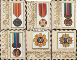 Moldawien 315-320 (kompl.Ausg.) Postfrisch 1999 Orden Und Medaillen - Moldova